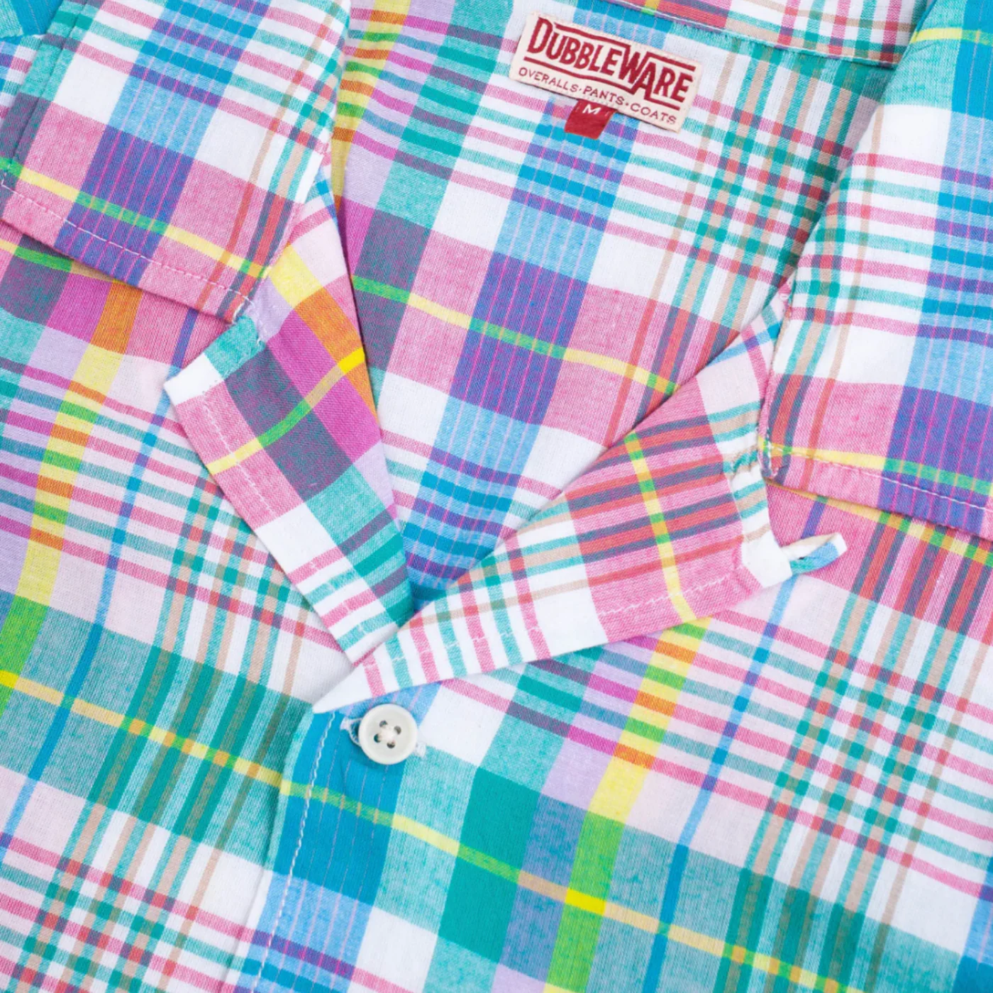 DUBBLEWARE QUINCY MADRAS CAMP SHIRT - Image 4