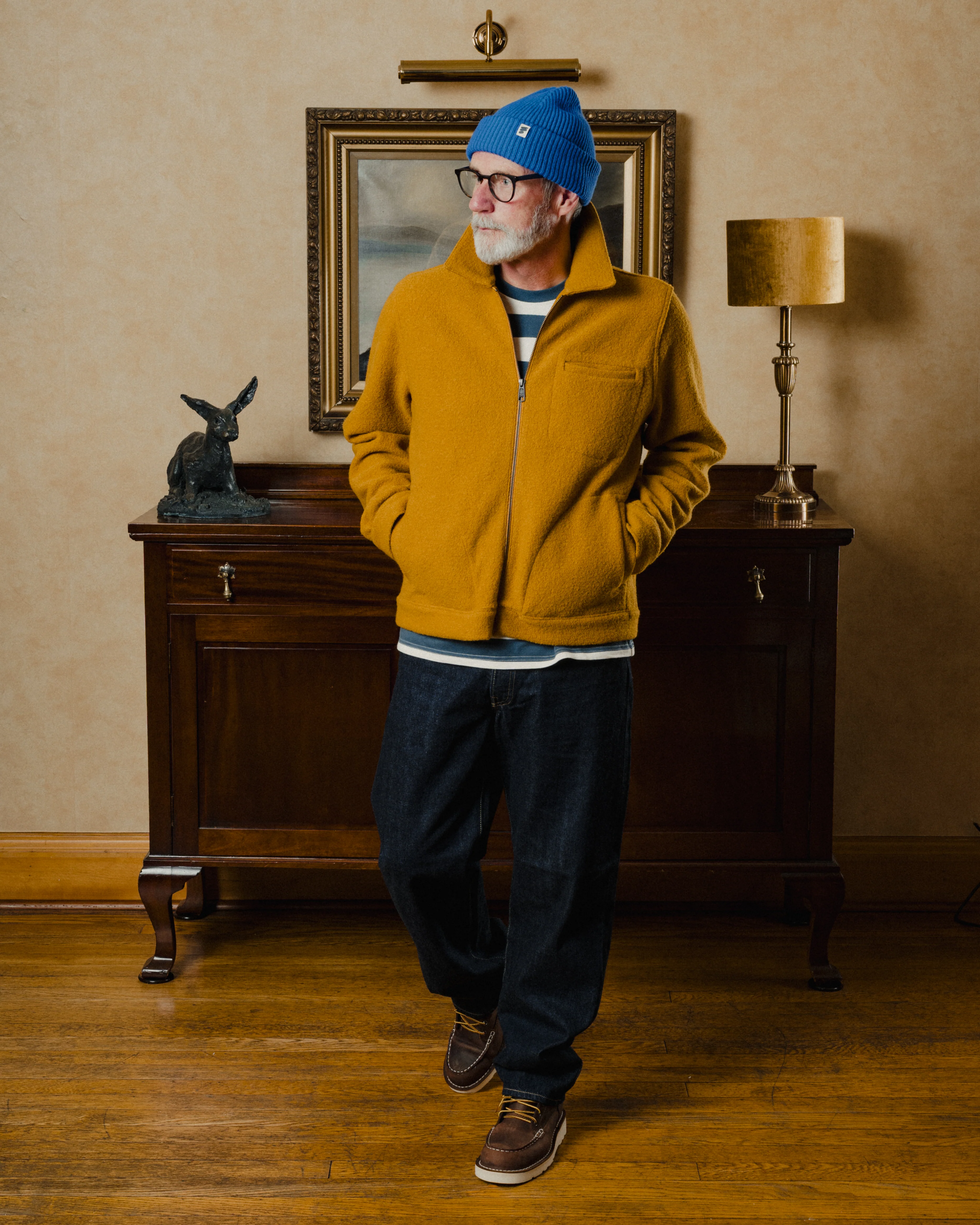HUXLEY WOOL BOMBER JACKET - Image 5
