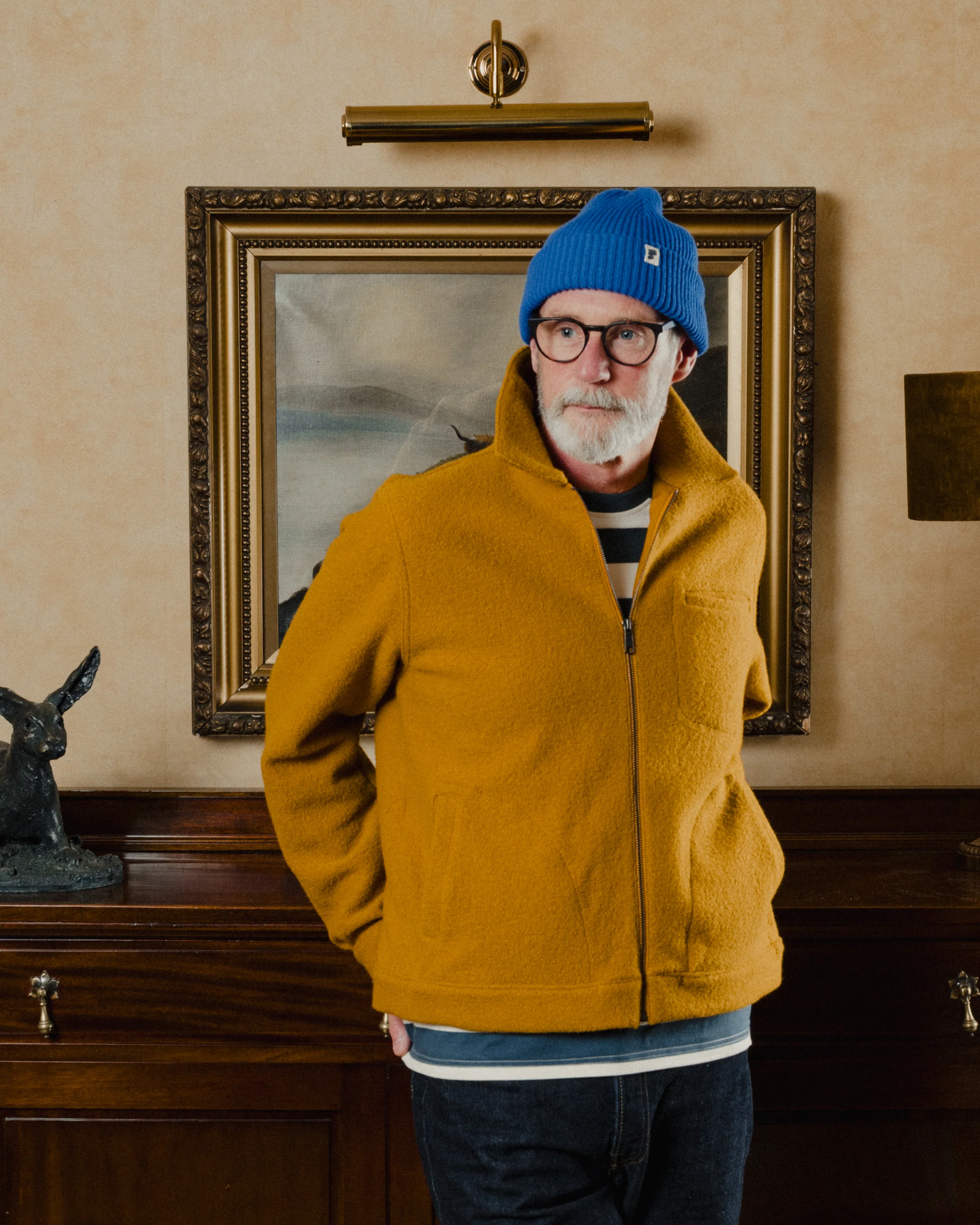 HUXLEY WOOL BOMBER JACKET - Image 6